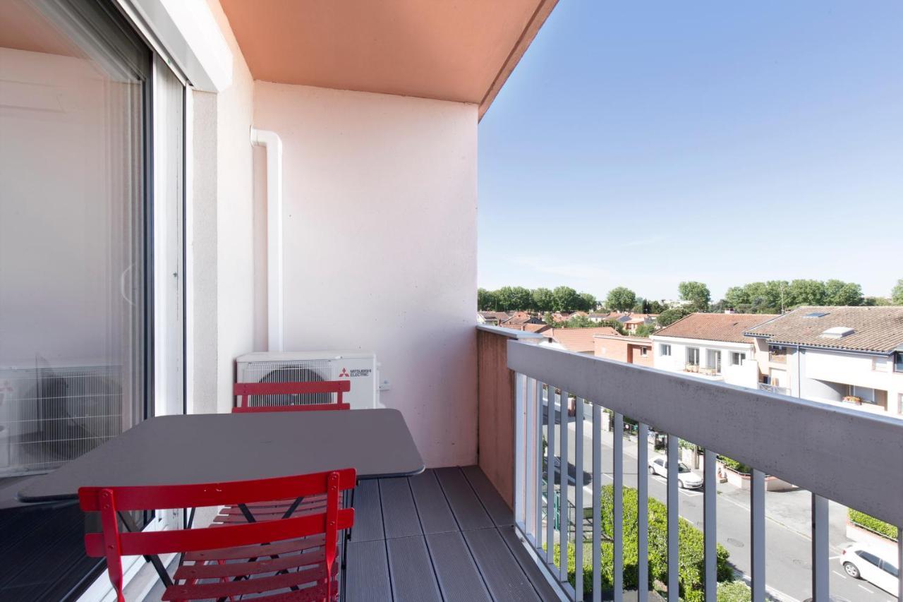 Appartement Cosy Tout Confort - Climatisation, Balcon, Wifi - Proche Airbus, Purpan, Aeroport, Stade Ernest Wallon トゥールーズ エクステリア 写真